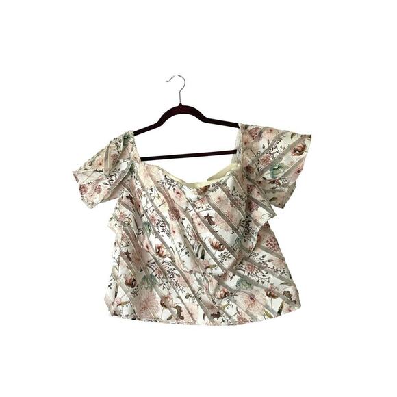 Camilla and Marc Mulholland Floral Top Size 10 US - Picture 2 of 10